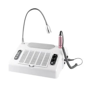 Professional 5 in 1 Nail Salon Equipment UV LED Lamp Electric Nail Drill and Dust Collector with Desk Lamp and Hand Pad