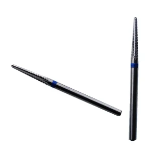 Professional 5 in 1 Tapered Carbide Nail Drill Bits Cuticle Gel Remover Tool with Wrought Iron Plastic Material for Nail Beauty