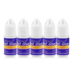 Professional 5pcs bag Nail Glue 3g Fast Drying Manicure Press on Nail Glue 3g Strong Glue for Nails Extension