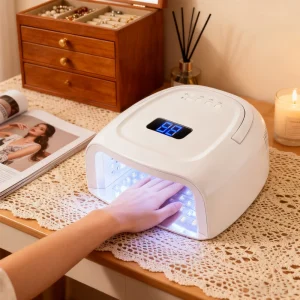 Professional 60W Cordless Rechargeable UV LED Gel Nail Lamp With Long Endurance