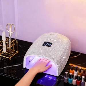 Professional 66W Mini UV LED Nail Lamp with 36 Lamp Beads 3 Timer Setting LCD Touch Display Screen Auto Sensor Gel Polish Nails