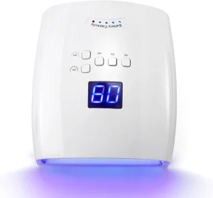 Professional 66W Rechargeable UV LED Nail Lamp With LCD Screen And 4 Timer Settings For Manicure And Nail Art Home Salon Use