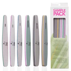 Professional 6pcs Per Set Nail File Buffer Polisher Set Manicure Tools Nail File Set With Custom Box Packaging
