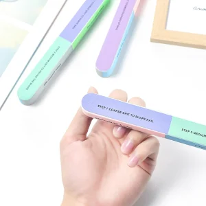 Professional 7 Sides Tool Sponge Nail Buffer Salon Tools Oem Nail Buffer Block Printed 7 Sides Nail Buffer File Tools