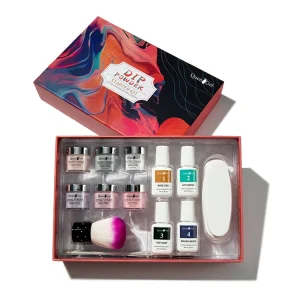 Professional Acrylic Nail Set With Nail File Brushes Nail Dip Dipping Powder Set