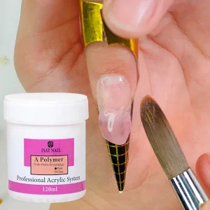 Professional Acrylic Powder for Nails Long Lasting White Pink Clear Nail Tips Builder System