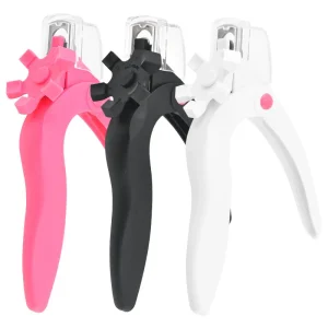 Professional Beauty False Nail Tip Cutter 6 Size Dial Guide Curved Blades Acrylic Nail Clipper Manicure Tool NAT059