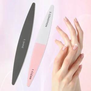 Professional Beauty Manicure Care Tools Durable Different Shapes Personalized Fingernail File Buffer for Smooth Natural Nails