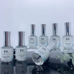 Professional Bonder UV Gel Nail Prep Dehydrator Non Acid Primer Set with Air Dry Feature for Acrylic Nails