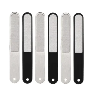 Professional Buffer File Nail Polishing Stainless Steel Nail File Manufacturer Supplier for Nail Polish Polishing Frosted Head