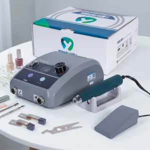 Professional Compact Portable Electric Nail Drill Brushless Motor Comfort Ergonomic Grip Nail Drill for Nail Training