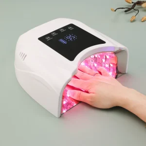 Professional Cordless High Power 98W Portable LED UV Lamp with Flash Cure Button Removable Base Rechargeable
