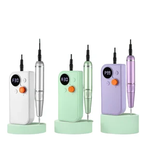 Professional Cordless Manicure Pedicure Machine 35000 Rpm Speed Slim Electric Tool Nail Drill Plastic Material