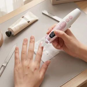 Professional Cordless Nail Drill 15000RPM Electric Nail File Kit Portable Rechargeable Manicure Machine For Salon Home Travel