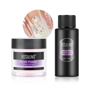 Professional Crystal Carving Art Decorations Monomer Acrylic Liquid and Nail Color Acrylic Powder for Nail