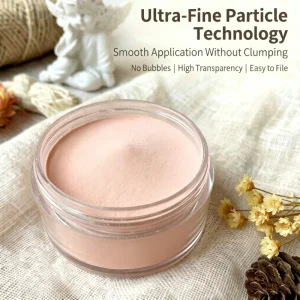 Professional Custom Clear & Color Acrylic Nail Powder Dip Powder 15g 30g 60g 90g 1kg Jar Packaging Private Label