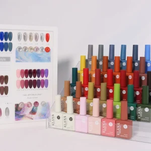 Professional Custom Logo 66 Colour 15ml Gel UV Nail Polish Semi Permanent Varnish High Pigment