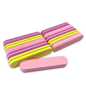 Professional Custom Logo EVA Buffers Mini Pink Straight Polisher Nail Filer Salon Tool Buffer File Made Emery Board – Material