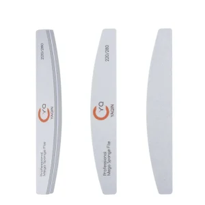 Professional Custom logo Printed Nail Files 80 100 120 150 180 240 Double Side Sponge Nail File 100 180