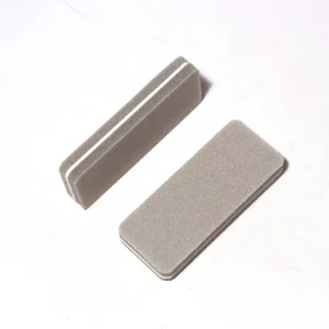 Professional Customizable Gray Nail File 3.5 Inch Square Grit Packaging