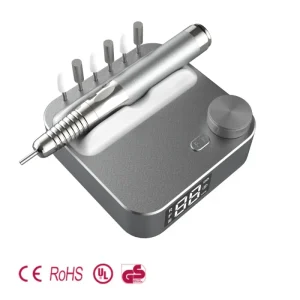 Professional Desk-top Brushless Nail Drill Metal PRO Nail Drill Machine Heavy Salon Quality Nail Milling Machine for Salon