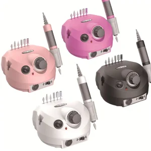Professional Desktop Nail Drill Machine Set 30000rpm High Speed Low Noise Portable Nail Manicure Polisher