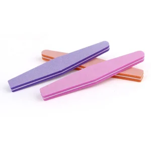 Professional Double Diamond Sponge Nail File Buffer 100 180 Grit Disposable for Manicure Acrylic Nails Polisher Block Art Tools