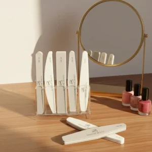 Professional Double Side Nail File 100/180 Grit Nail Supplies Nail Buffer Block Sponge File for Nail Salon