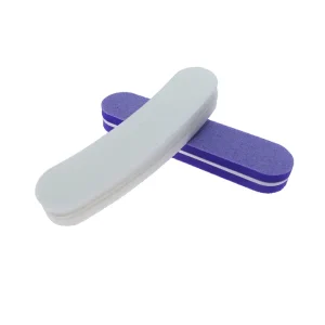 Professional Double Sided Sponge & Emery Mini Nail File Buffers 100/240 Grit Durable Salon Use