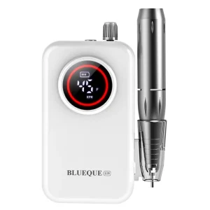 Professional Drill Nails Machine Low Noise Nail Drills 45K RPM Rechargeable W LCD Base Custom Branding