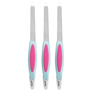Professional Dual Sided Stainless Steel Nail Care Nail Polishing Smooth Filing Metal Nail Files for Manicure Pedicure Tools