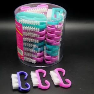 Professional Durable Plastic Small Beauty Easy Carry Customized Color Classical Style Nail Brush for Nail Dusty