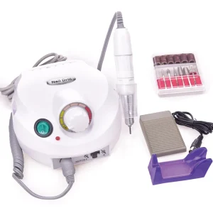 Professional Electric Manicure Machine Nail Drill Pedicure Machine 35000rpm with 6 Nail Drill Bit