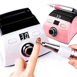 Professional Electric Nail Drill Lathe 35000RPM LED Display Manicure Machine With Replacement Nail Drill Nail Art Equipment Tool