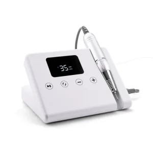 Professional Electric Nail Drill Machine Desktop Touch Button 35000 RPM High Power Nail Machine