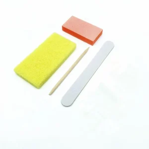 Professional Factory Directly Disposable Manicure Pedicure Set with Nail Buffer Nail File Pumice Toe Separator
