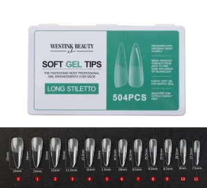 Professional Factory GEL TIP Acrylic Soft Nail Tip for Nails