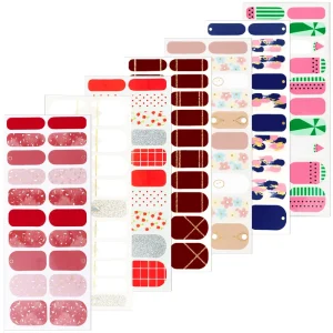 Professional Factory Nail Art Wraps Supplies Fashion Foil 3D Rhinestones Uv Gel Designs Stickers