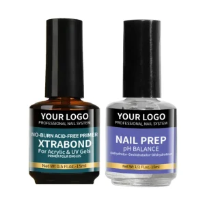 Professional Fast Dry Natural Acid Free Nail Prep Dehydrator and Primer for Acrylic PH Bond Nail Painting Gel Polish