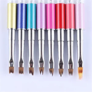 Professional French Tip Lines Liner Drawing Painting Gel Pen with Cap DIY Acrylic Nail Art Brush Manicure Design Tools