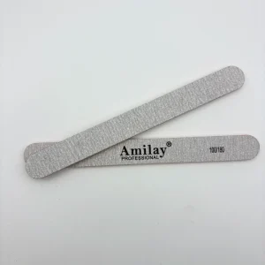 Professional Grey Zebra Nail File 100 180Double Side Sandpaper Nail File Disposable Manicure Tools OEM Private Label Nail Buffer