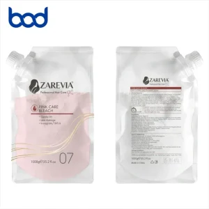 Professional Hair Bleaching Gentle Lift Low Damage Color Correction Powder Pink Dust Free Lightener Salon ZAREVIA
