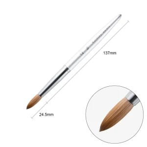 Professional High Quality Acrylic Handle Kolinsky Crystal Nail Brush for Beauty Use for Acrylic Nail Art #14 WQ 54