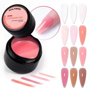 Professional High Quality Gel Extension Nail Soft Nail Art Acrylic Gel No HEAM FREE TPO FREE Non Stick Hand Extension Nail Gel