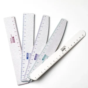 Professional High Quality Nail File Kit Buffer 80 100 Grit Custom Logo Double Sided Stick on Reusable Green White Pink Nail File