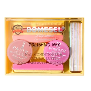 Professional Japanese Polishing Wax Nail Tool Kit Beauty Manicure and Pedicure Set with Nail File Buffer