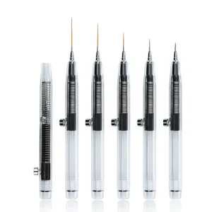Professional Liner Nail Brush Round Nail Brush Painting Nail Art Brushes