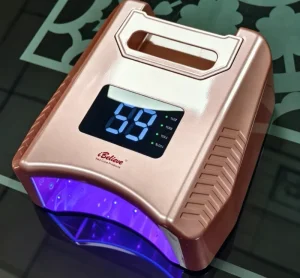 Professional Luxury Rose Gold 80W Pro LED Nail Lamp Cordless Rechargeable Nail Suppliers UV LED Nail Lamp for Builder Gel