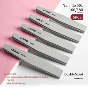 Professional Manicure Nail Files for Nail Shaping Polishing Sponge Buffers 100/180/300/600 Grit Files for Salon