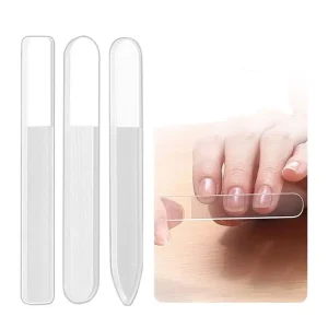 Professional Manicure Tools Crystal Fingernail Files Buffer Custom Printed Nano Glass Nail File